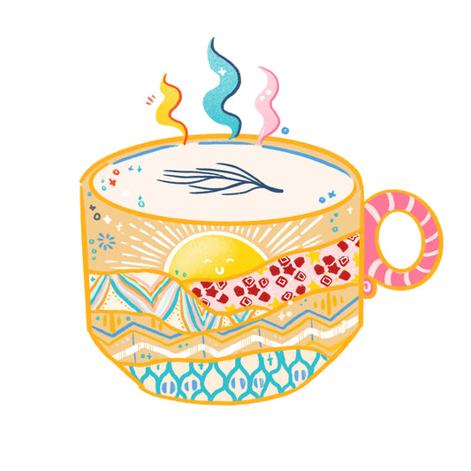 Happy Cup Sticker