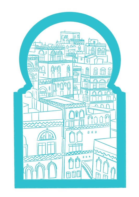 Sana'a Window Sticker